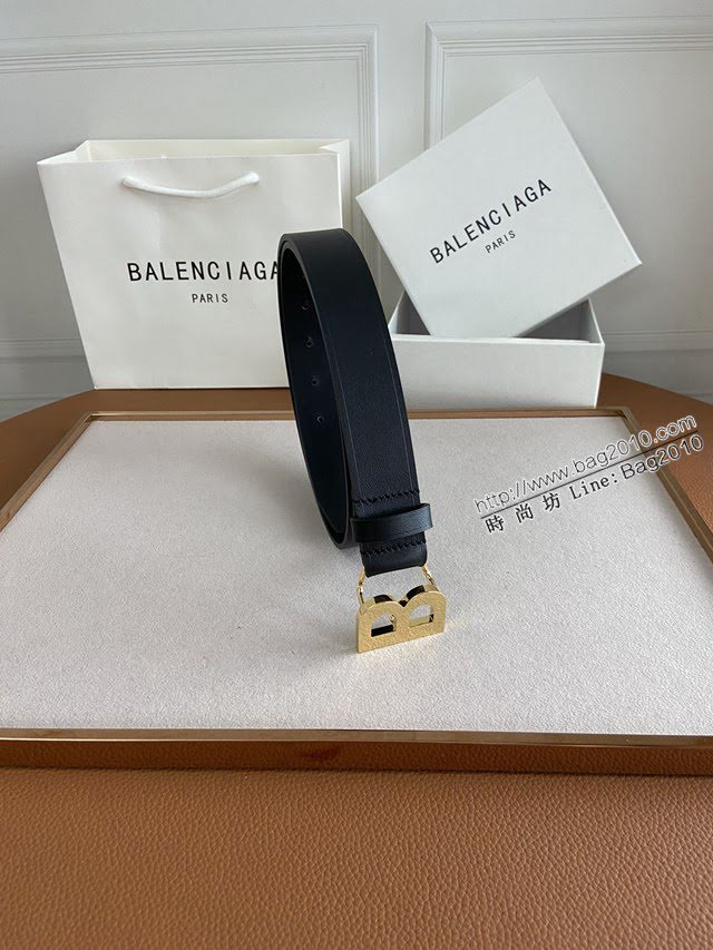 Balenciaga女士皮帶 巴黎世家雙面用牛皮腰帶  jjp1253